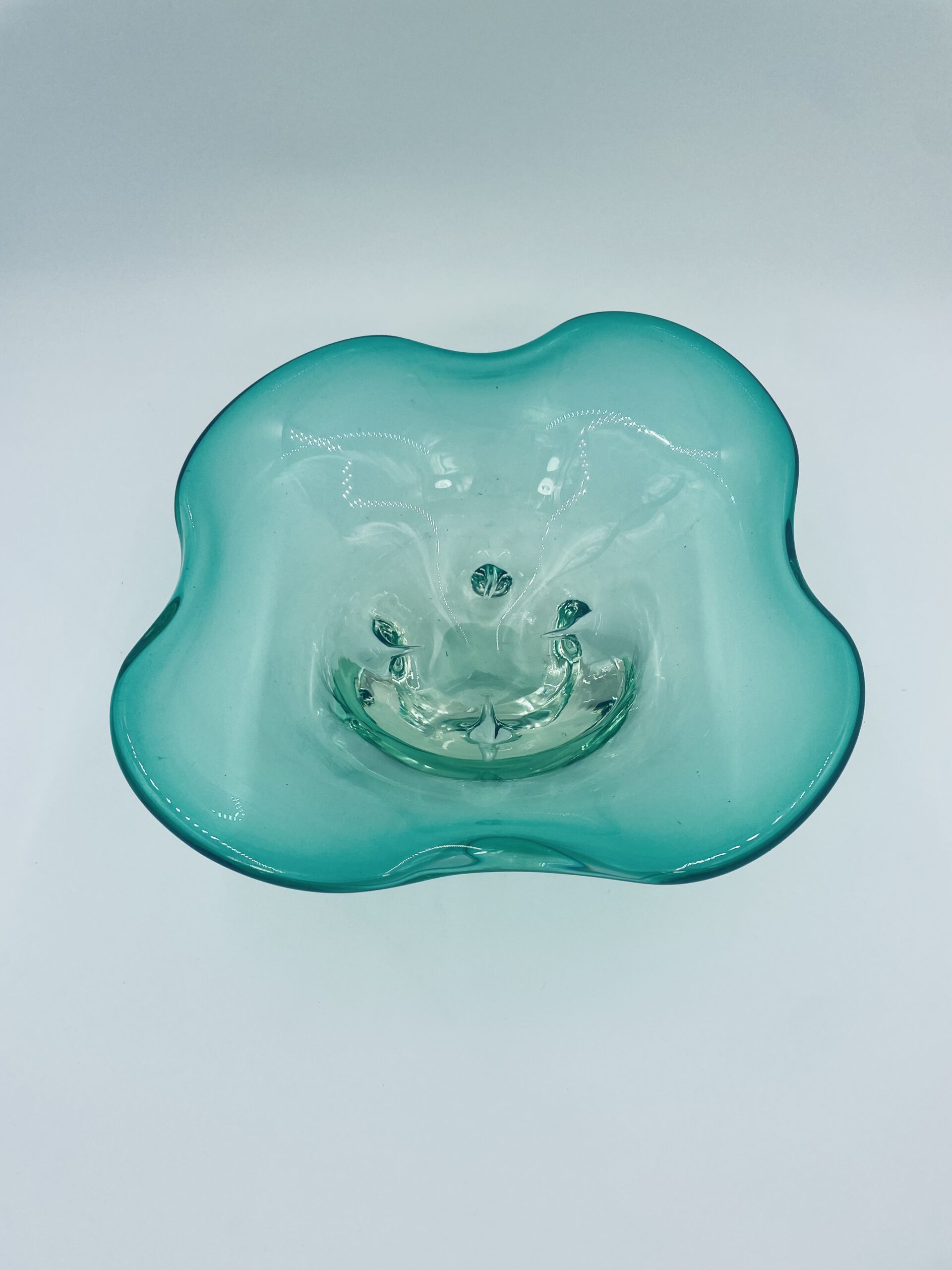 Misa, patera zielona ze szkła artystycznego - Image 7