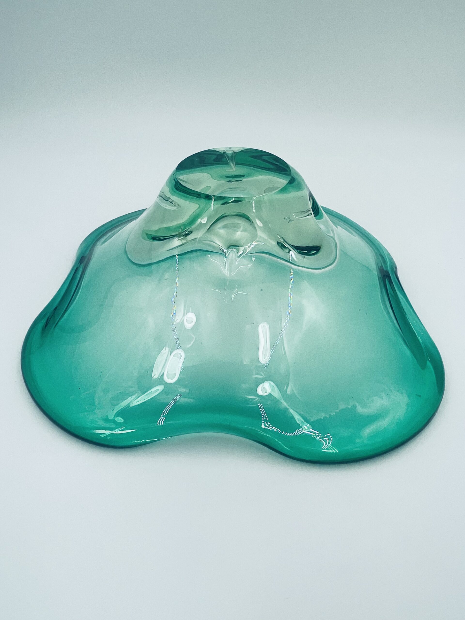 Misa, patera zielona ze szkła artystycznego - Image 10