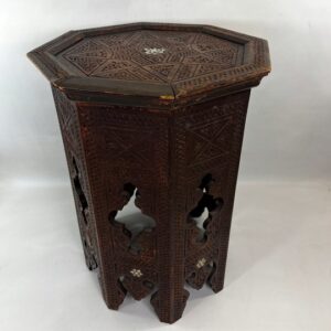 Carved table Morocco Antique