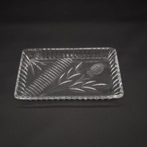 Vintage crystal platter
