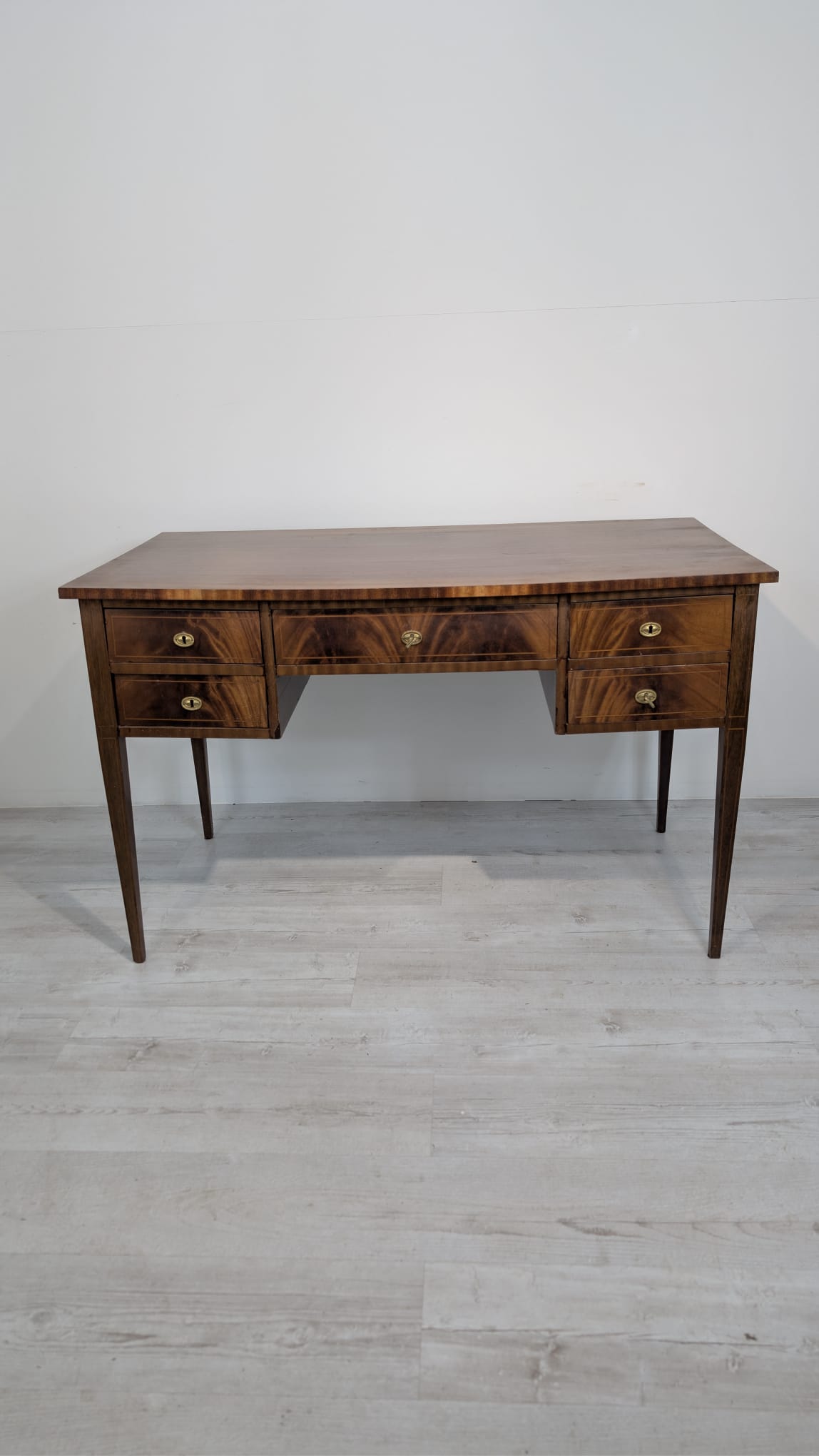 Stare biurko w stylu angielskim w mahoniu intarsjowane - Image 24