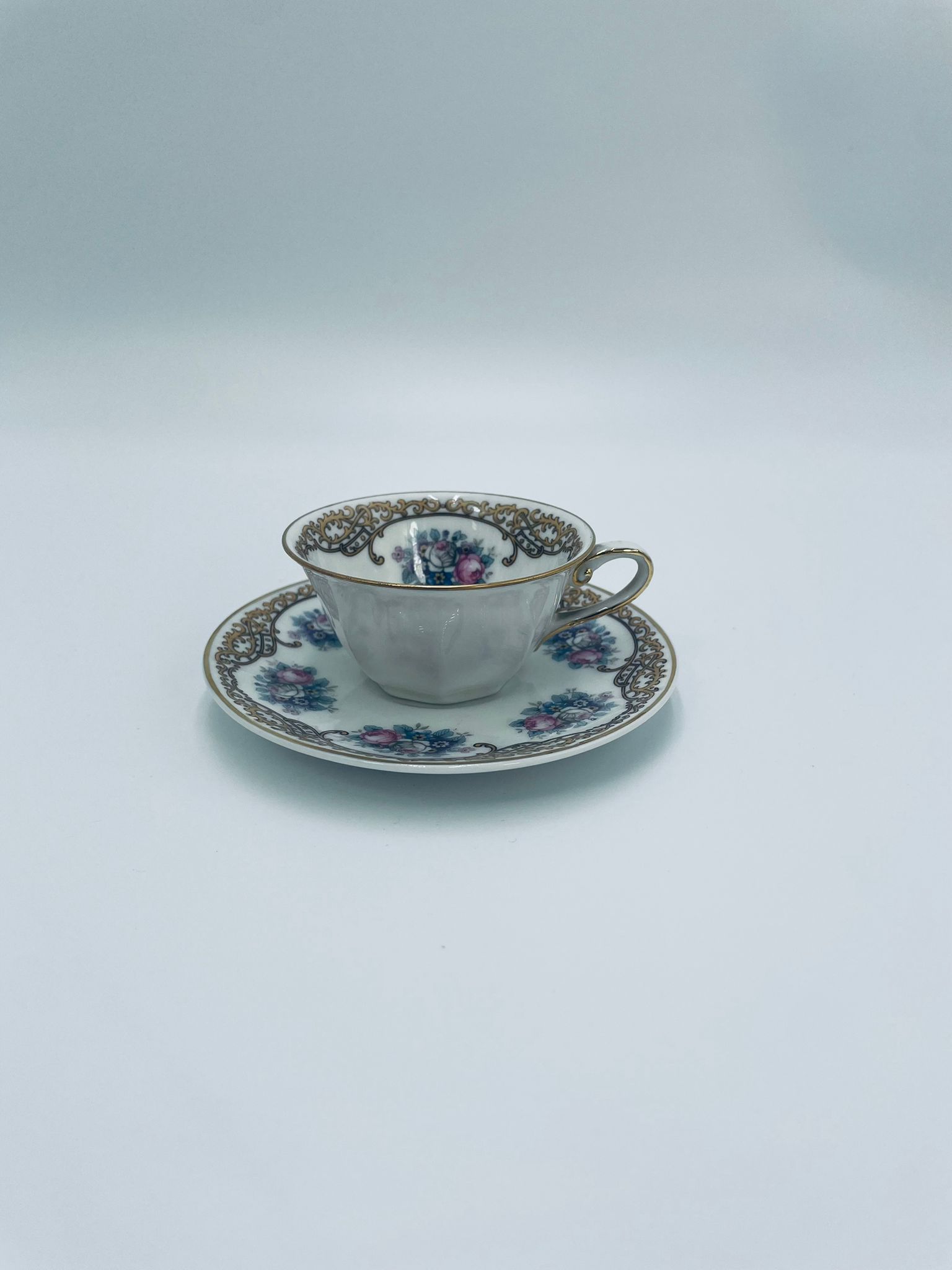 Zestaw śniadaniowy Filiżanka kolekcjonerska porcelanowa K&A Krautheim