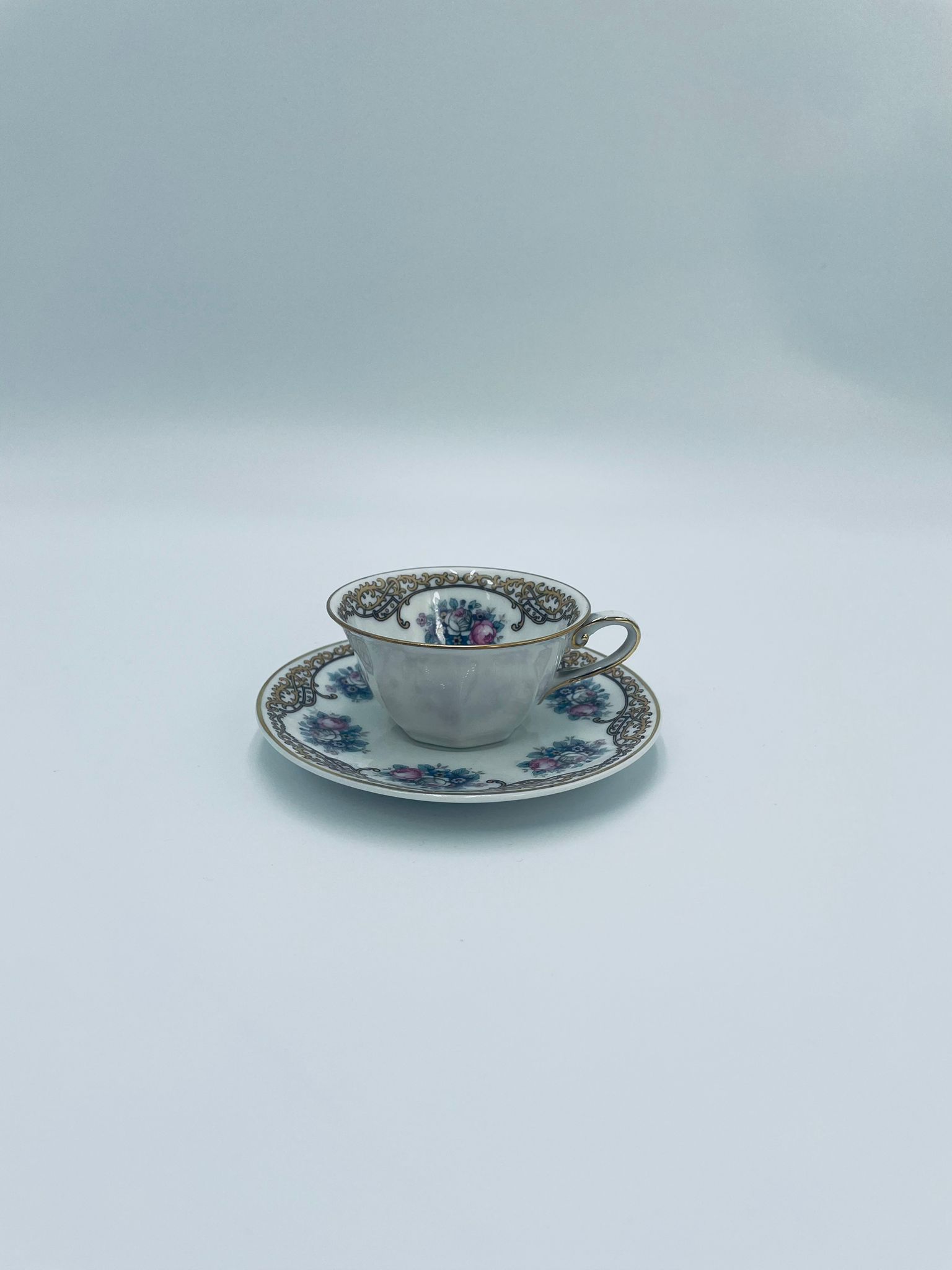 Zestaw śniadaniowy Filiżanka kolekcjonerska porcelanowa K&A Krautheim - obrazek 7