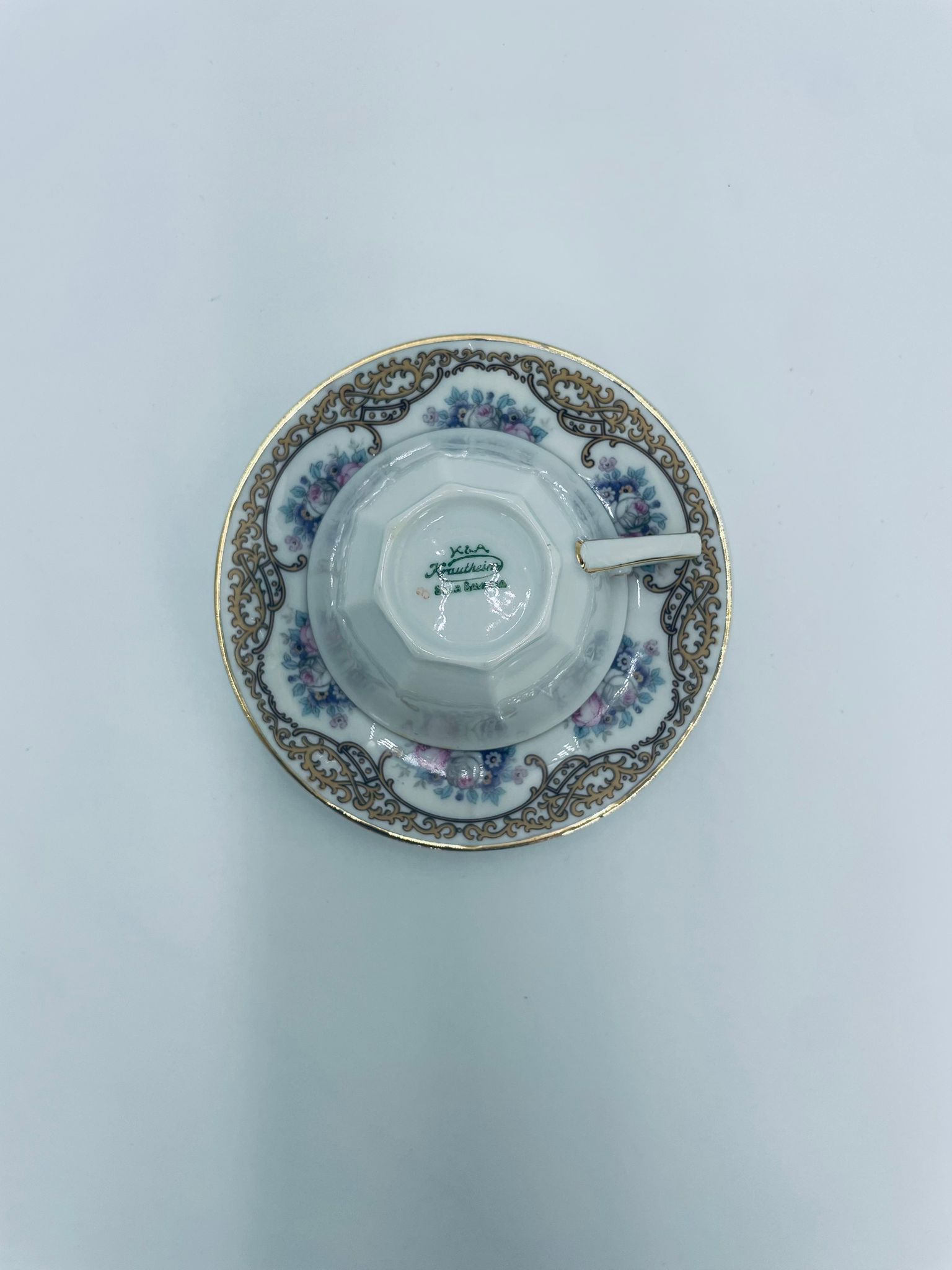 Zestaw śniadaniowy Filiżanka kolekcjonerska porcelanowa K&A Krautheim - obrazek 9