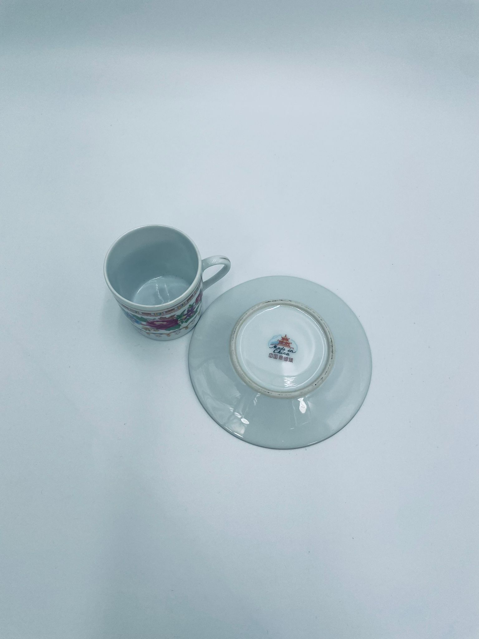 Zestaw śniadaniowy Filiżanka kolekcjonerska Chińska PRL - Image 10