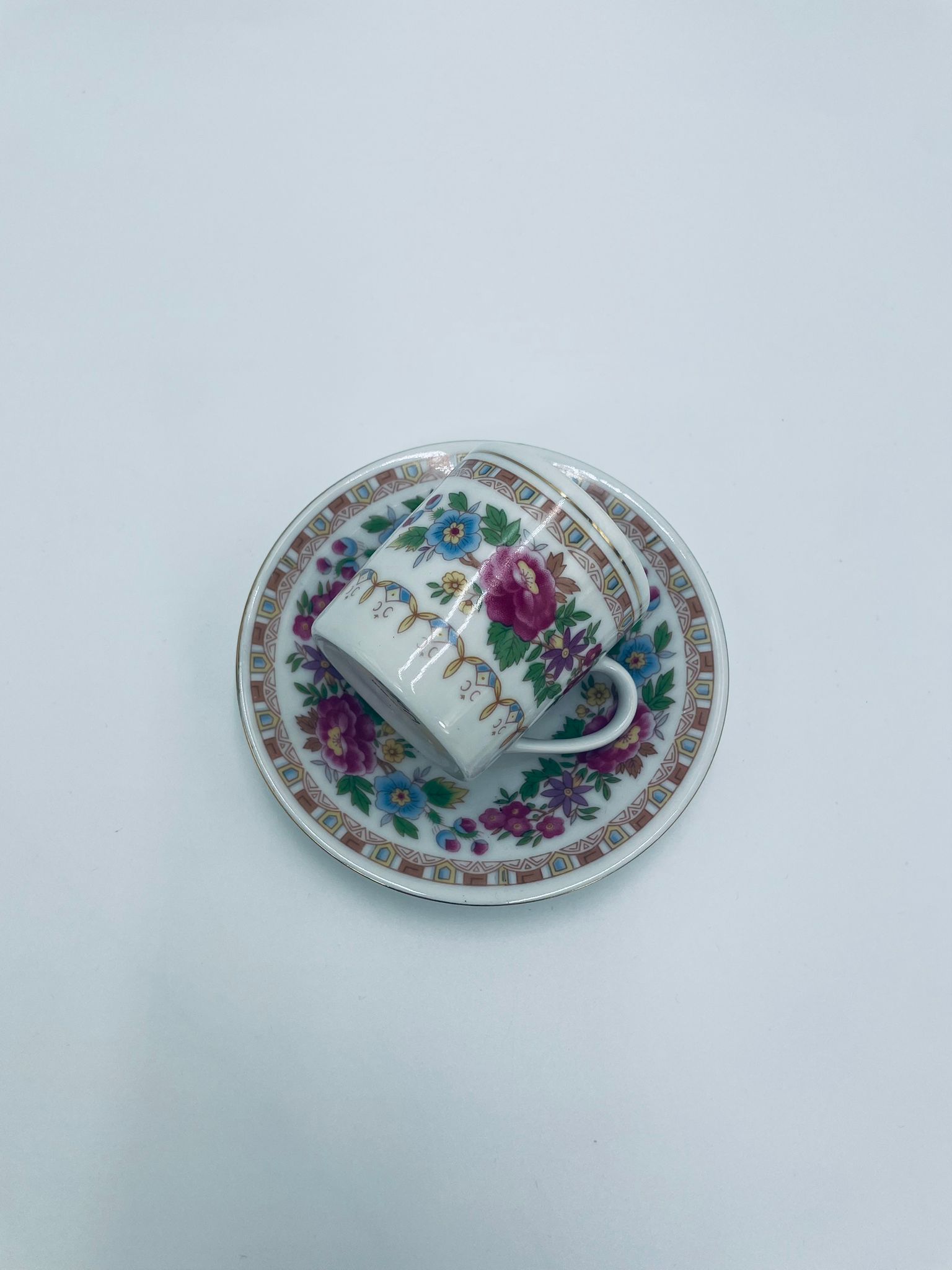 Zestaw śniadaniowy Filiżanka kolekcjonerska Chińska PRL - Image 12