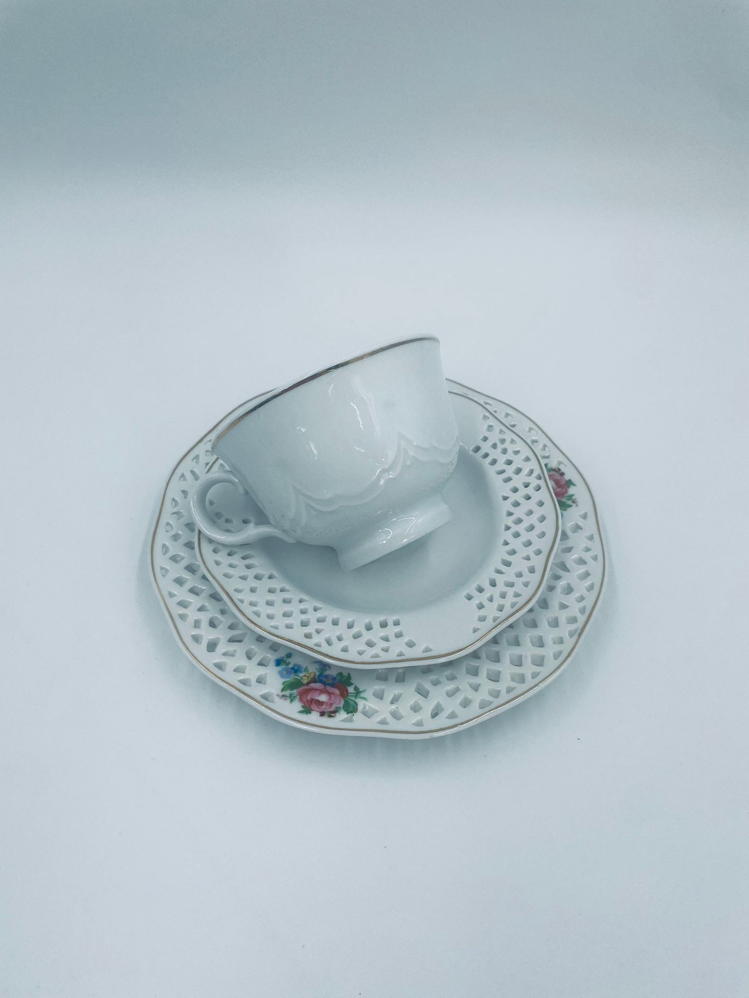 Zestaw śniadaniowy Filiżanka kolekcjonerska porcelanowa Vintage - Image 12