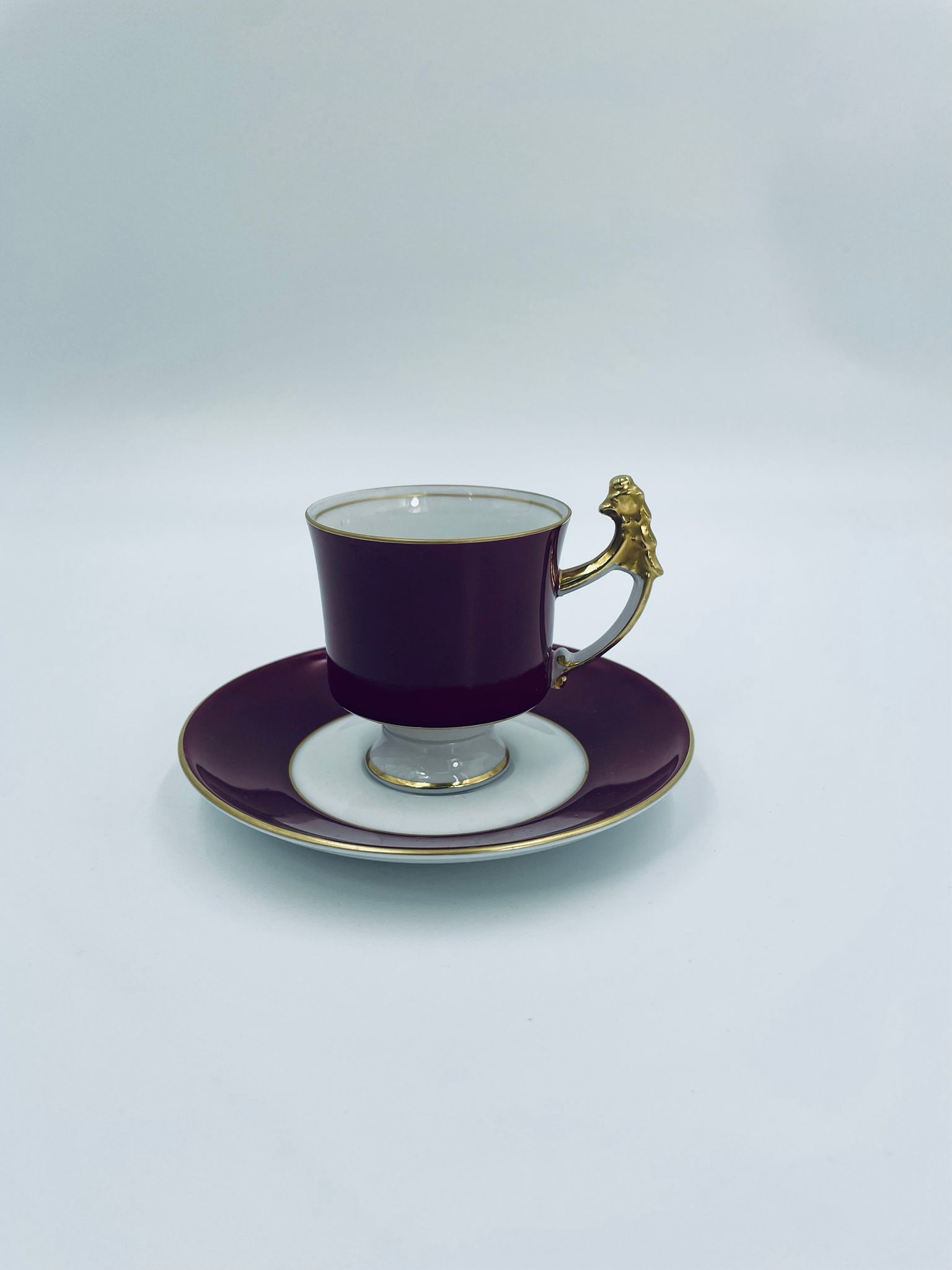 Breakfast set Collector's cup Royal Königl Tettau