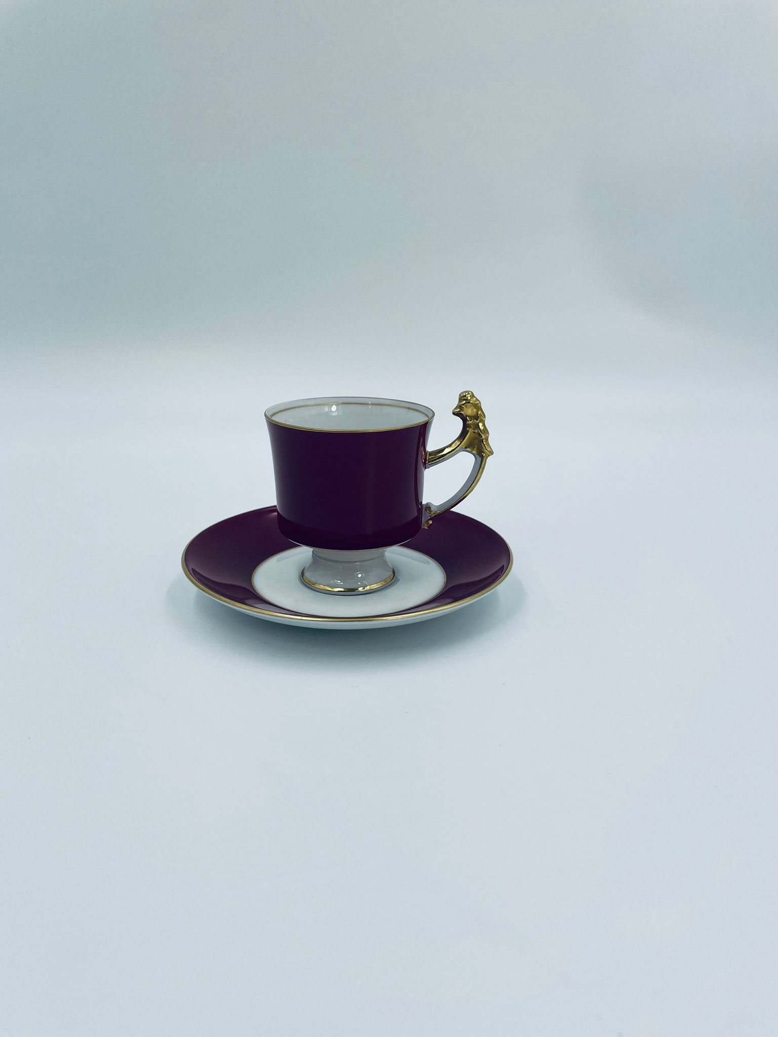 Zestaw śniadaniowy Filiżanka kolekcjonerska Royal Königl Tettau - Image 3