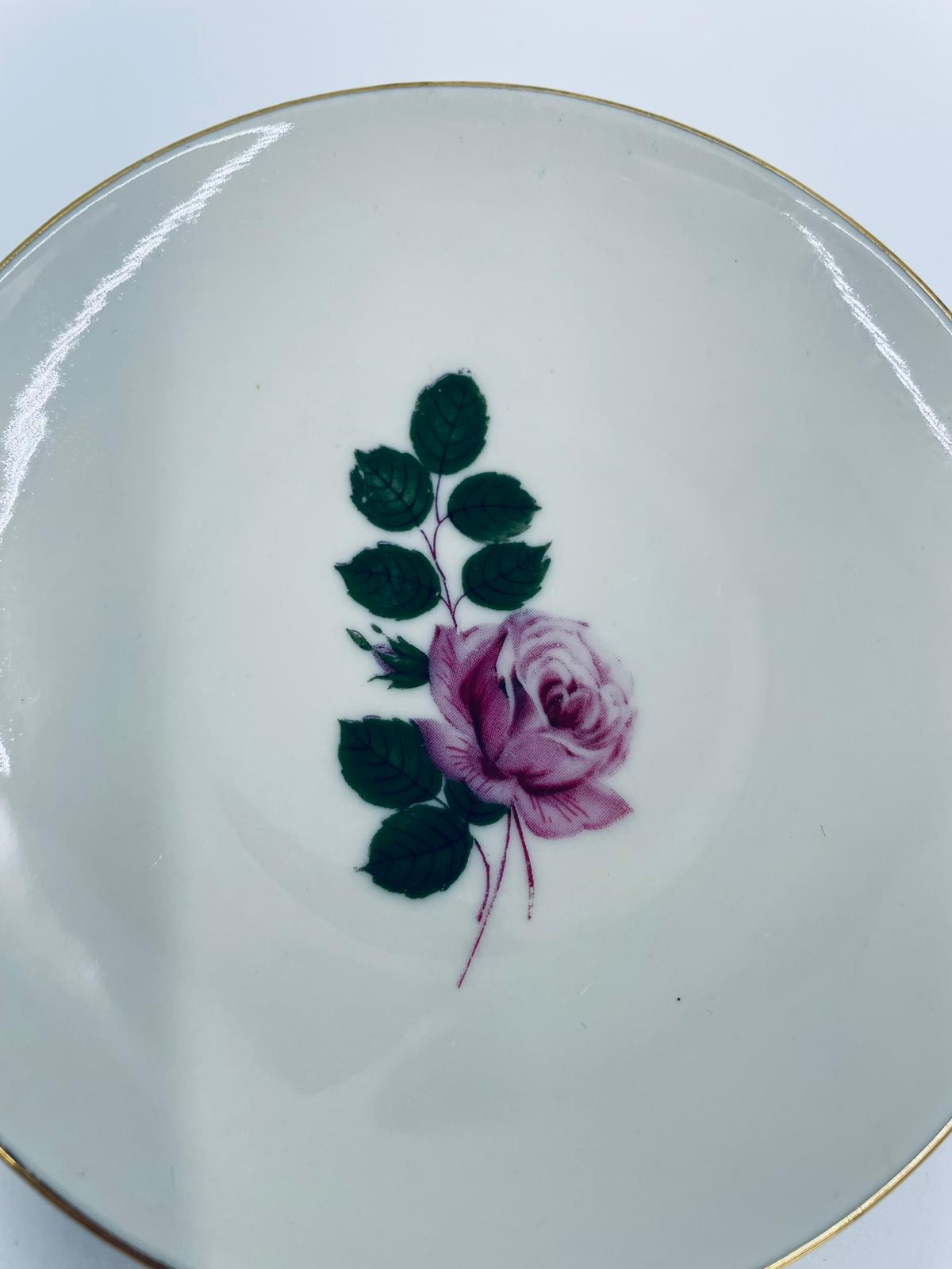 Mały talerzyk, spodek pod filiżankę Vintage - obrazek 5