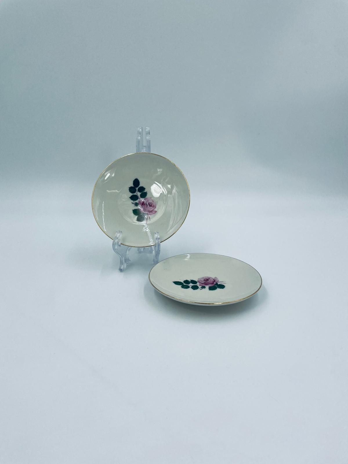 Mały talerzyk, spodek pod filiżankę Vintage - obrazek 6