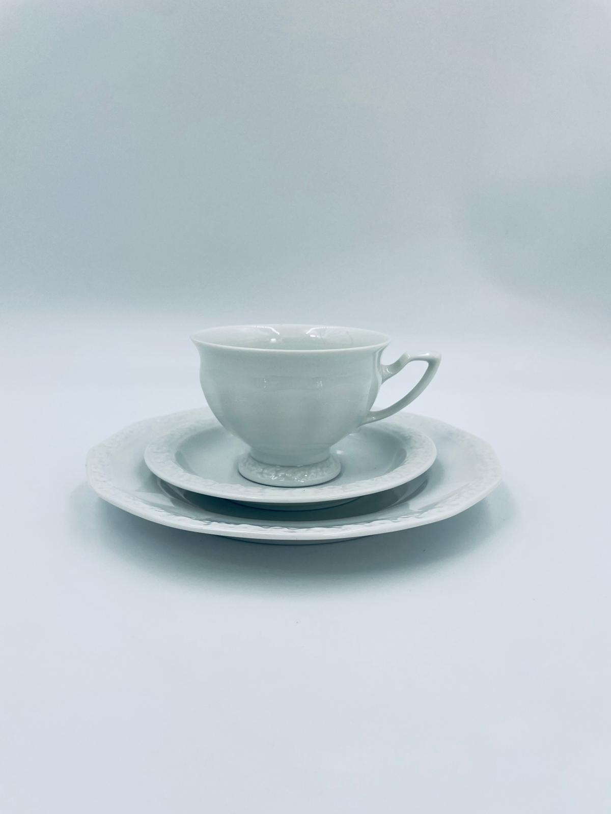 Zestaw śniadaniowy Filiżanka kolekcjonerska Rosenthal Biała Maria - Image 3