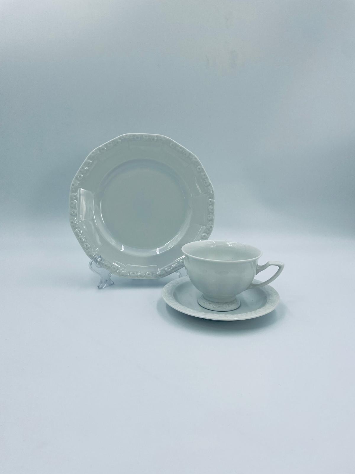 Zestaw śniadaniowy Filiżanka kolekcjonerska Rosenthal Biała Maria - Image 8