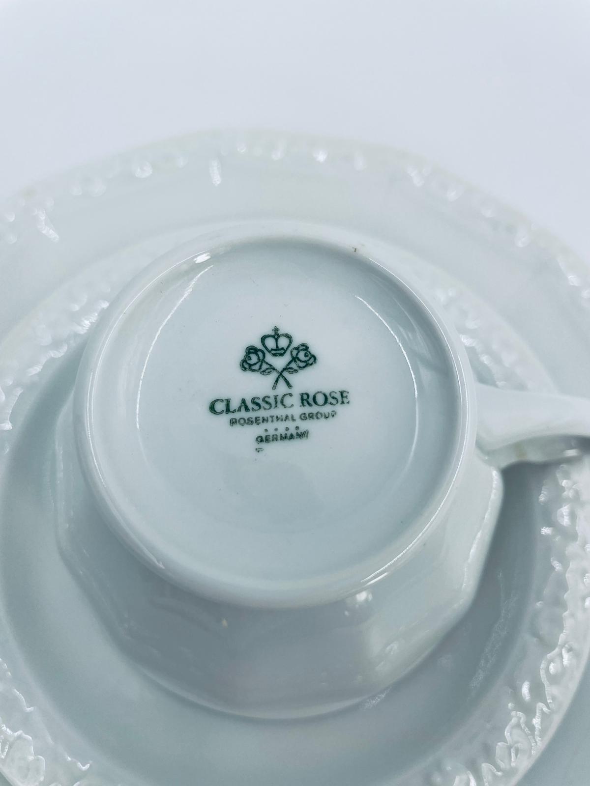 Zestaw śniadaniowy Filiżanka kolekcjonerska Rosenthal Biała Maria - Image 11