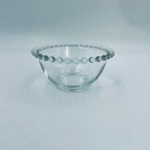 Vintage crystal bowl, salad bowl