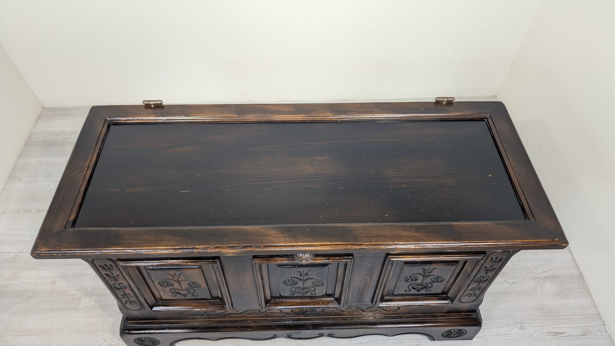 Skzynia lite drewno Voglaner 1968 w stylu rustykalnym - Image 9