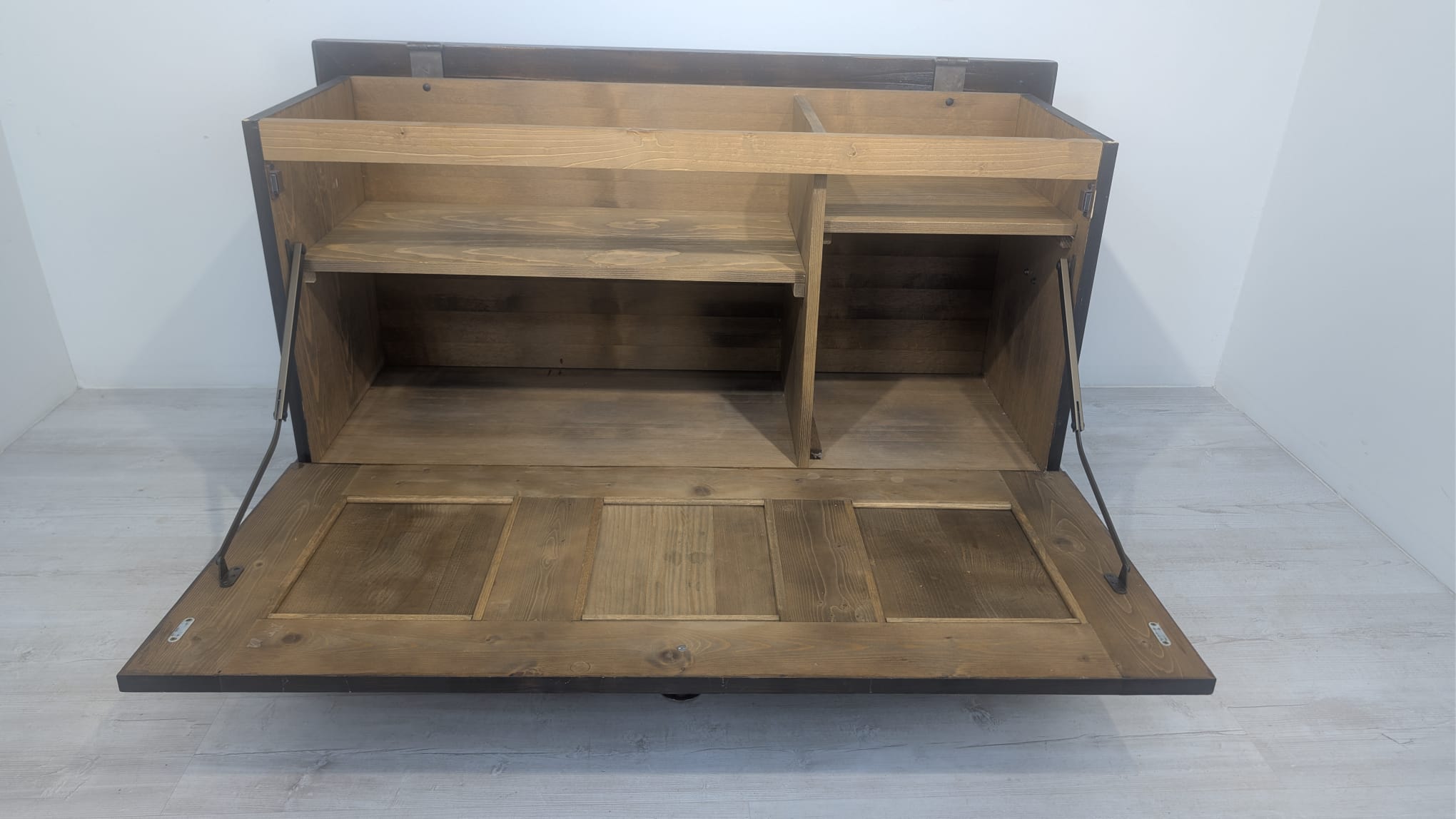 Skzynia lite drewno Voglaner 1968 w stylu rustykalnym - Image 12