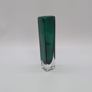 Wazon Sammerso Murano w stylu Vintage ciemna zieleń