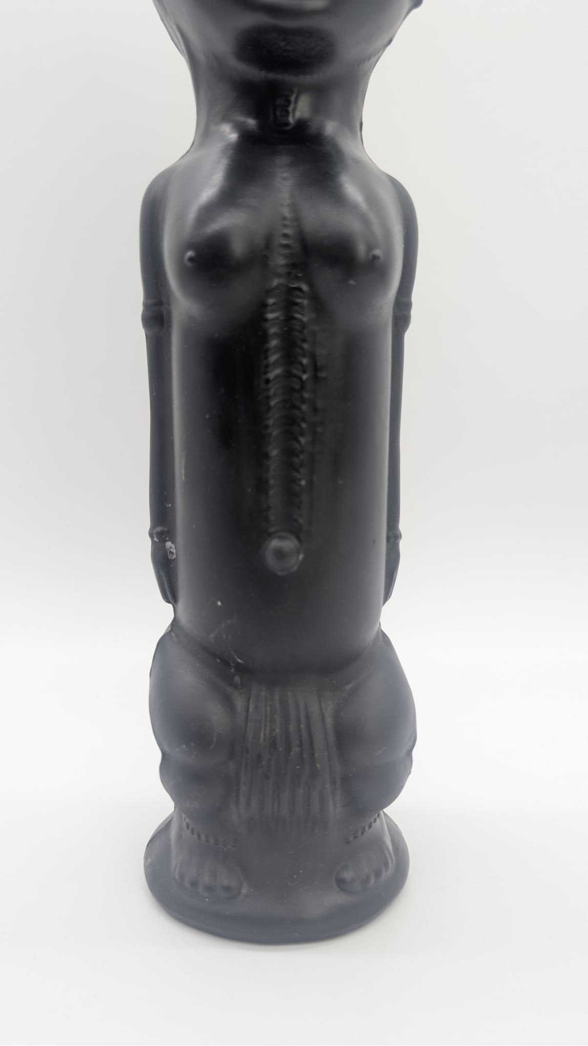 Butelka, karafka po hiszpańskim likierze Morey "VUDU" afrykańska dama - Image 4