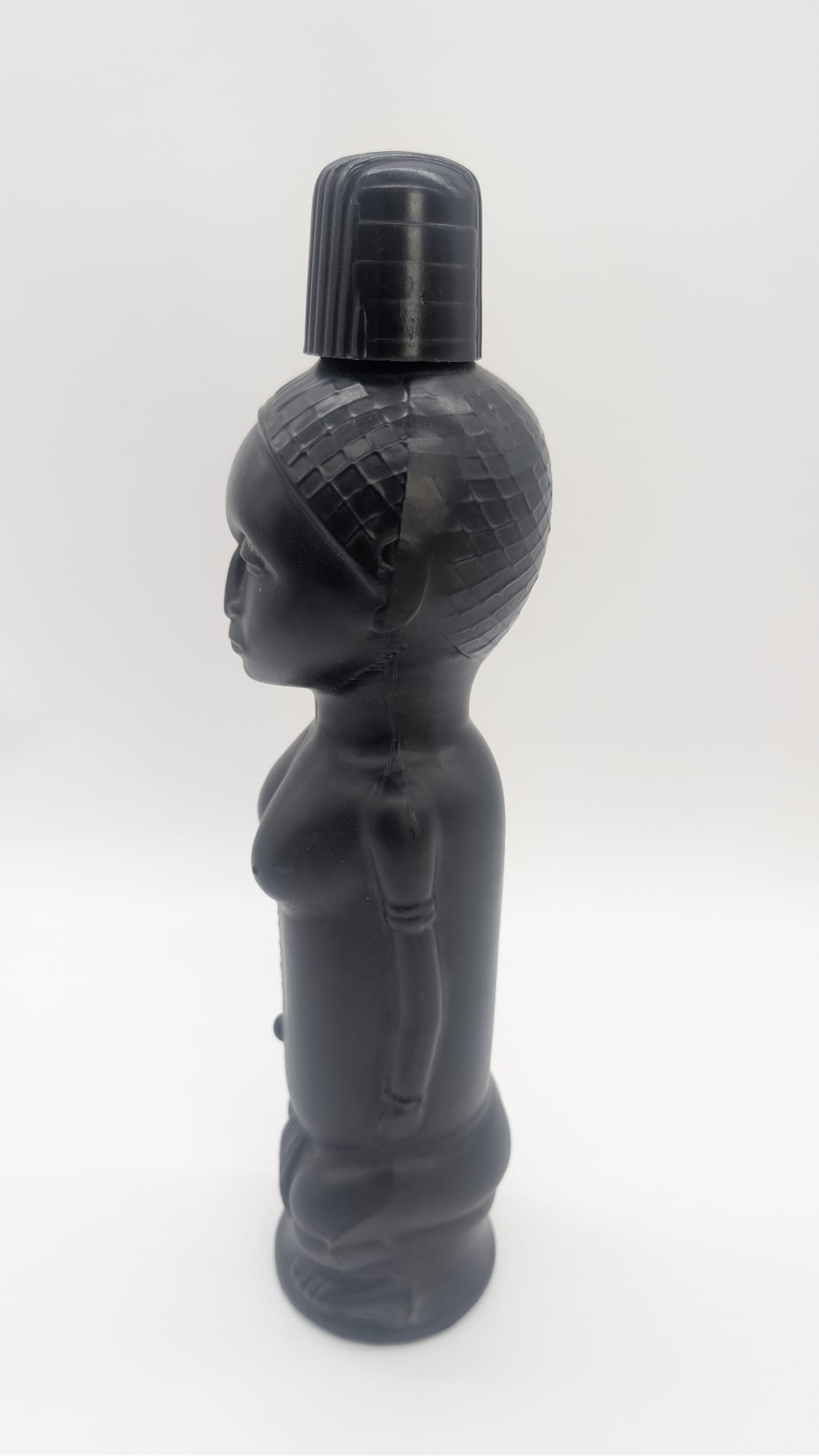 Butelka, karafka po hiszpańskim likierze Morey "VUDU" afrykańska dama - Image 6