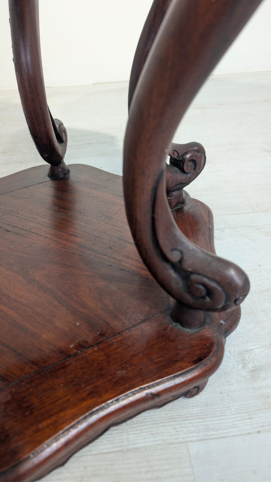 Stolik postument z marmurem Chiny początek XX wieku - obrazek 15