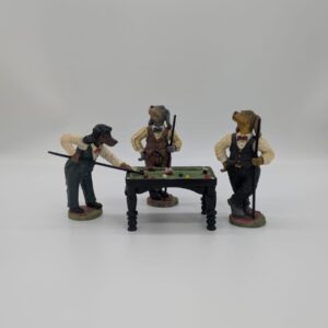 Figurki kolekcjonerskie psów grających w bilard Anglia