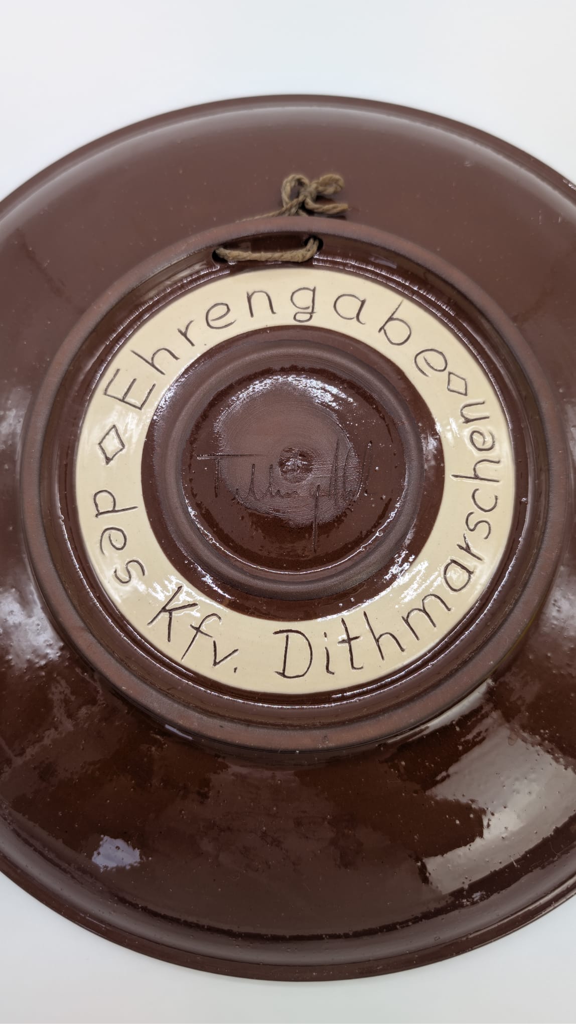 Talerz ceramiczna z herbem Ehrengabe AMT Kirchspiel Tellingstedt - Image 11