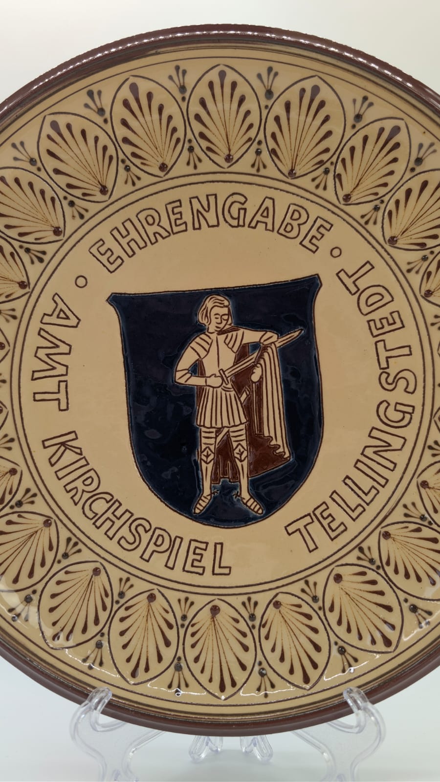 Talerz ceramiczna z herbem Ehrengabe AMT Kirchspiel Tellingstedt - Image 5