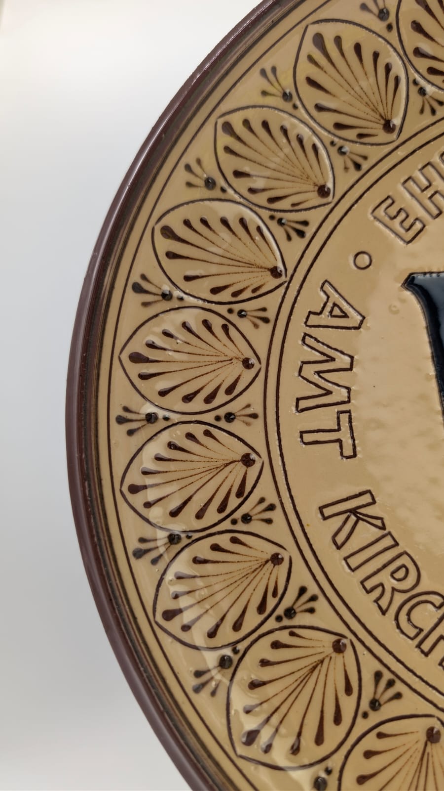 Talerz ceramiczna z herbem Ehrengabe AMT Kirchspiel Tellingstedt - Image 6