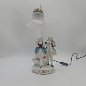Hand-painted porcelain table lamp
