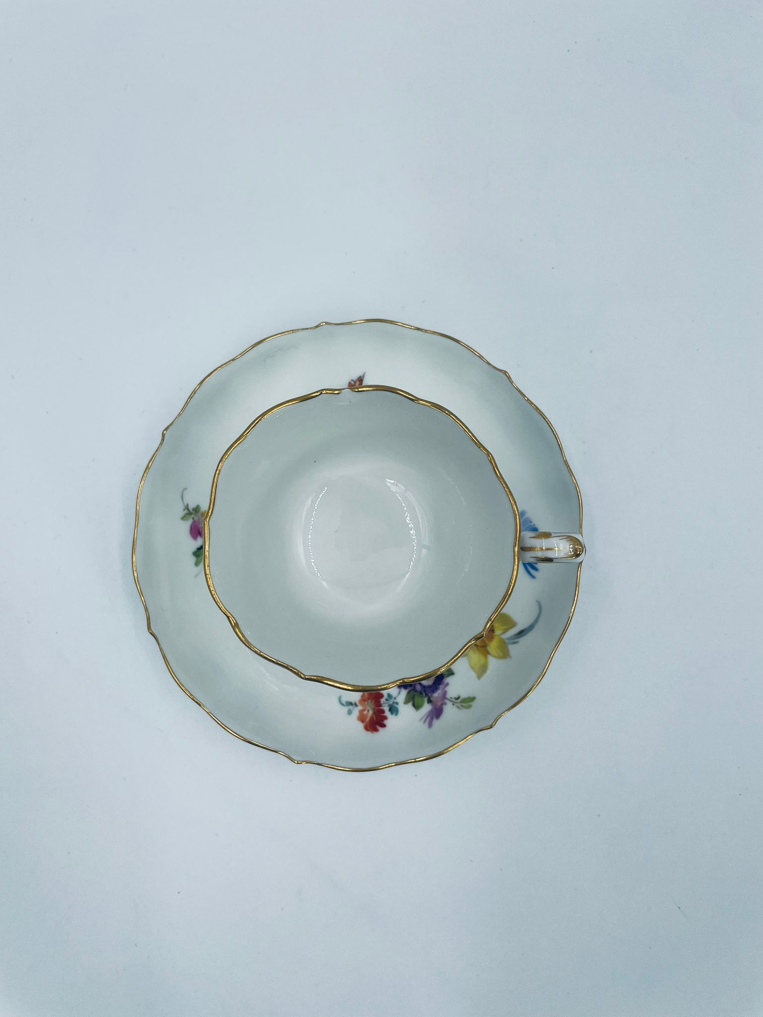 Zestaw śniadaniowy Filiżanka kolekcjonerska porcelanowa Miśnia - Image 11