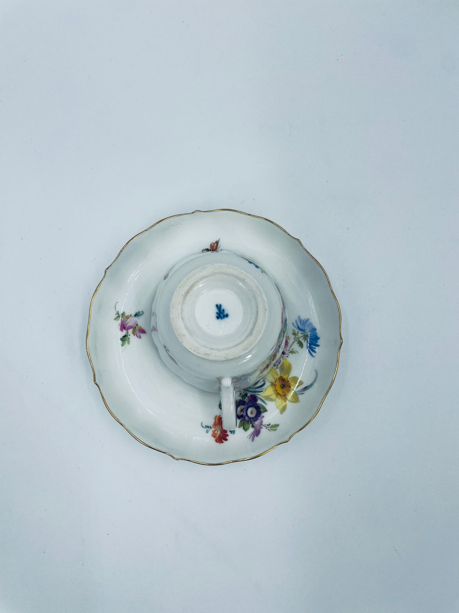 Zestaw śniadaniowy Filiżanka kolekcjonerska porcelanowa Miśnia - Image 9