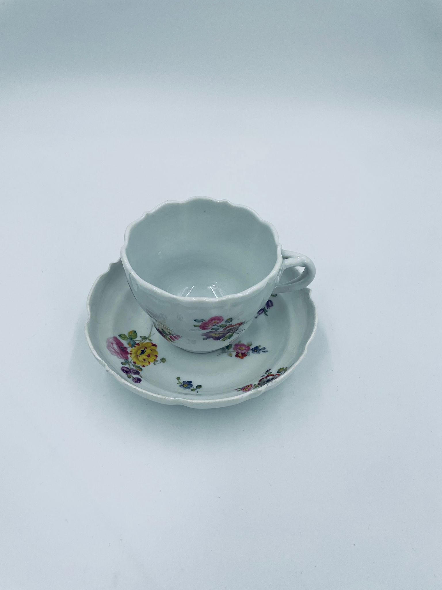 Zestaw śniadaniowy Filiżanka kolekcjonerska porcelanowa Miśnia - Image 3