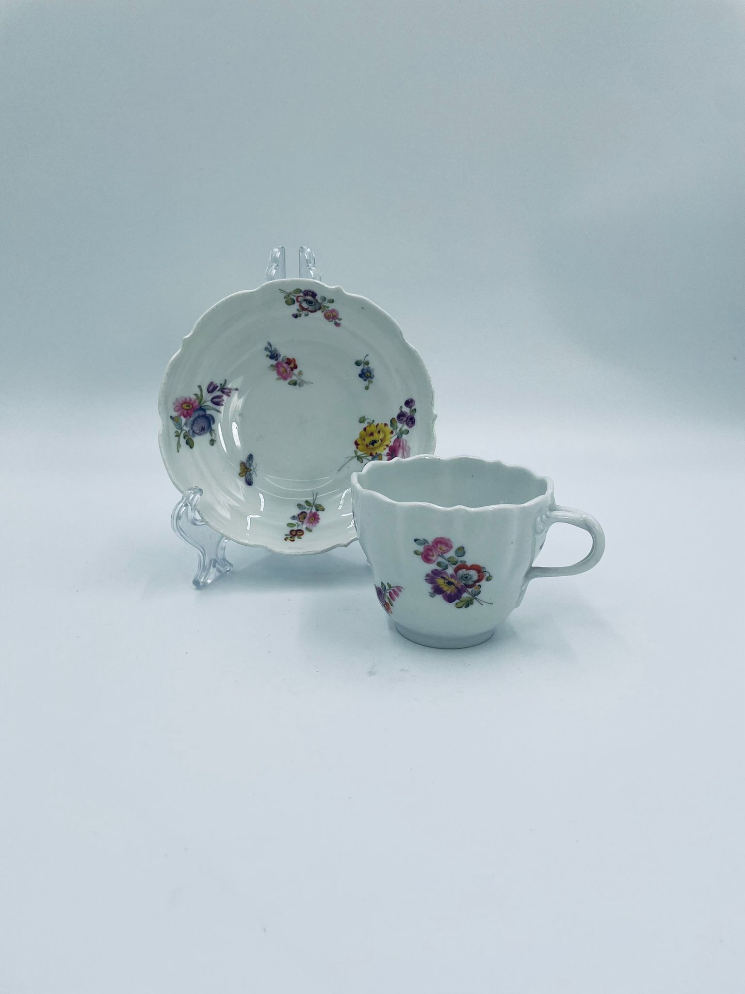 Zestaw śniadaniowy Filiżanka kolekcjonerska porcelanowa Miśnia - Image 10