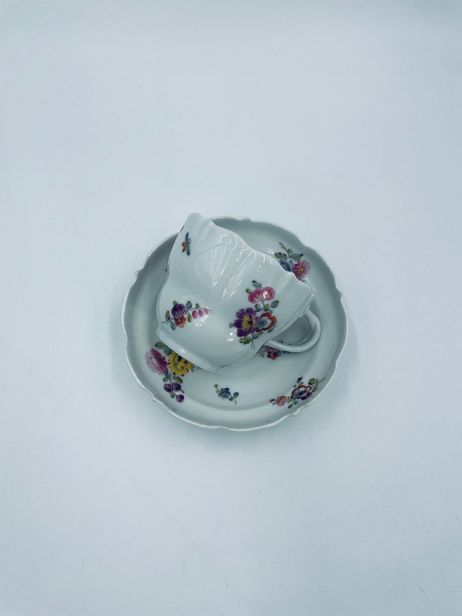 Zestaw śniadaniowy Filiżanka kolekcjonerska porcelanowa Miśnia - Image 11