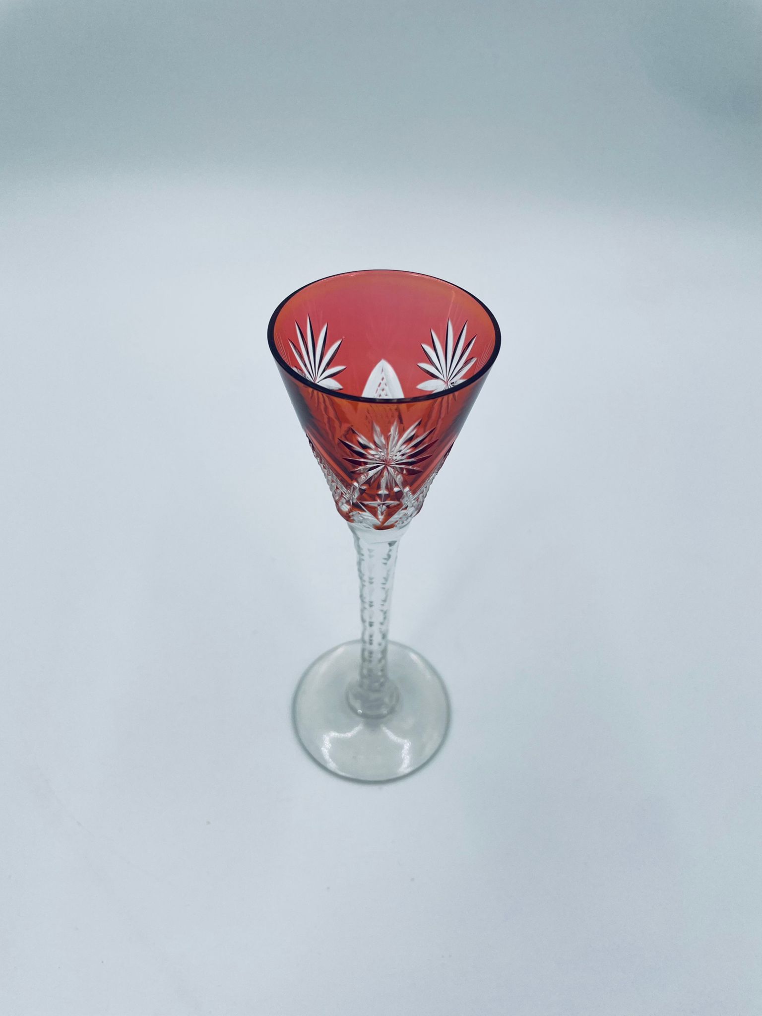 Antyczny kieliszek do likieru St Louis Nelly - obrazek 4