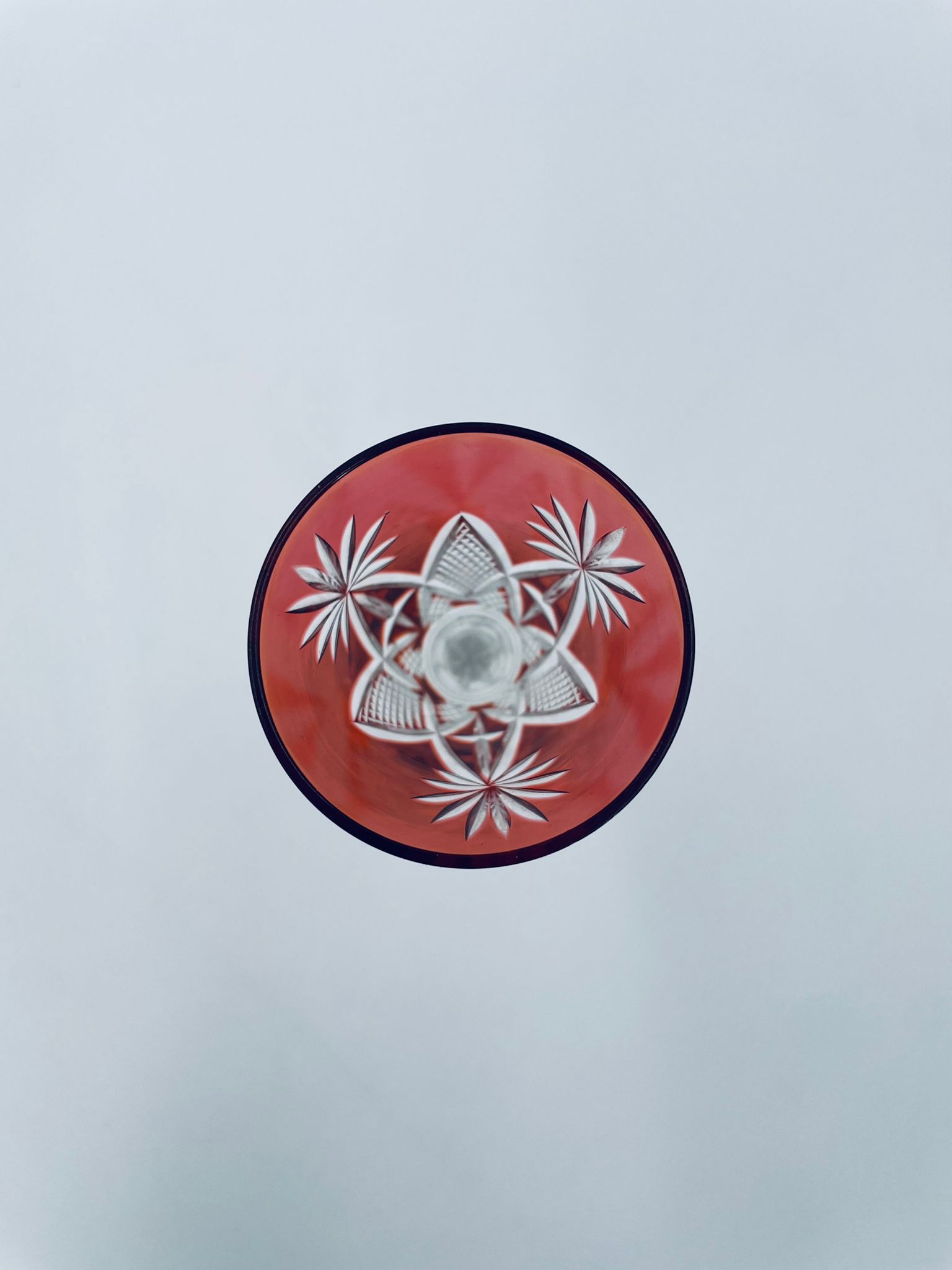 Antyczny kieliszek do likieru St Louis Nelly - obrazek 6