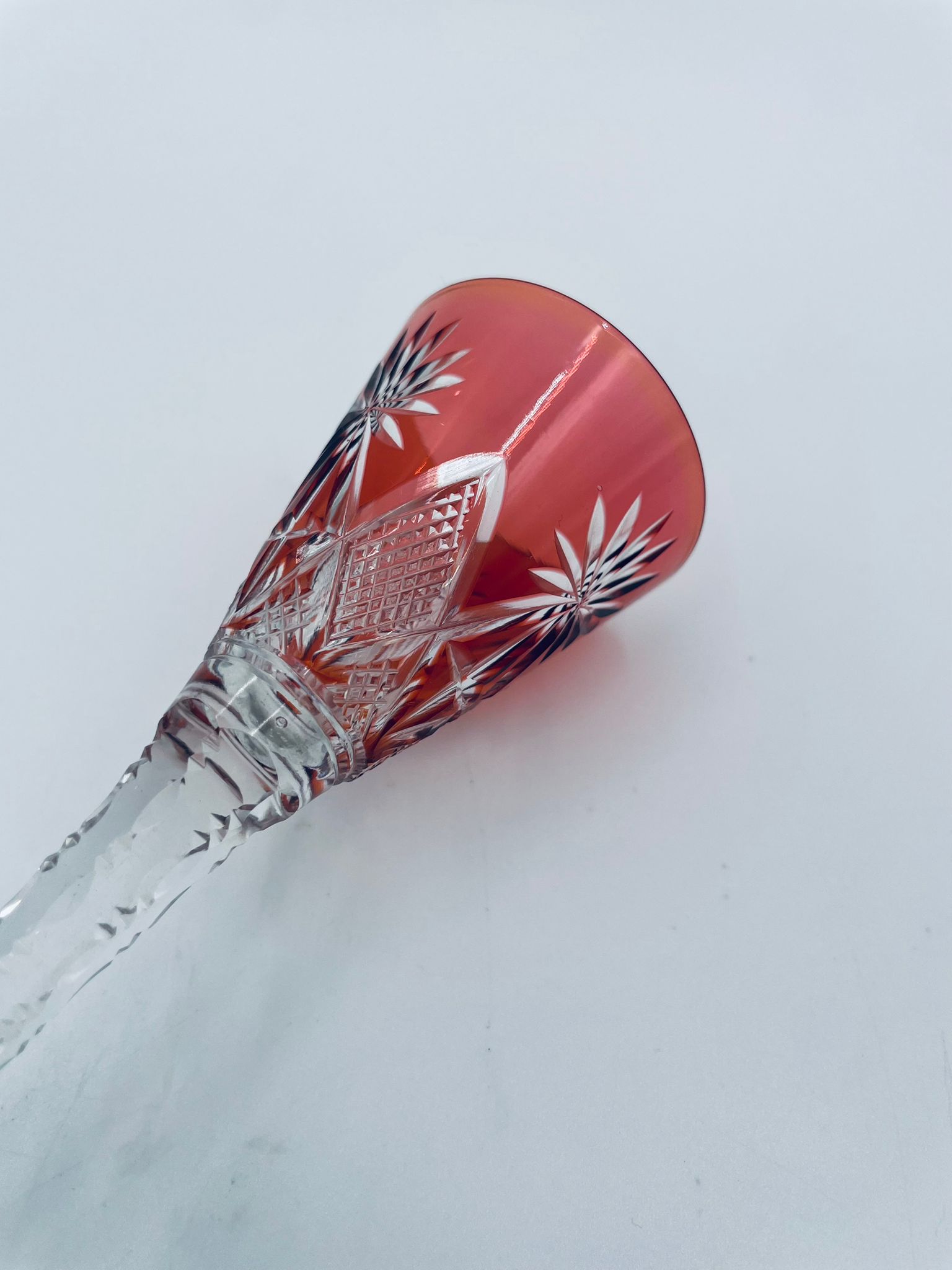 Antyczny kieliszek do likieru St Louis Nelly - obrazek 8