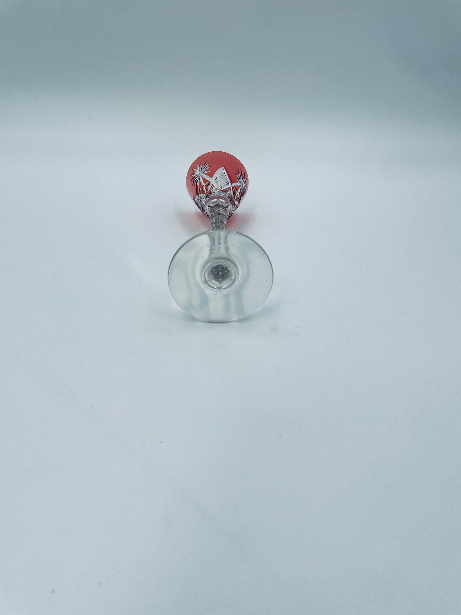 Antyczny kieliszek do likieru St Louis Nelly - obrazek 9