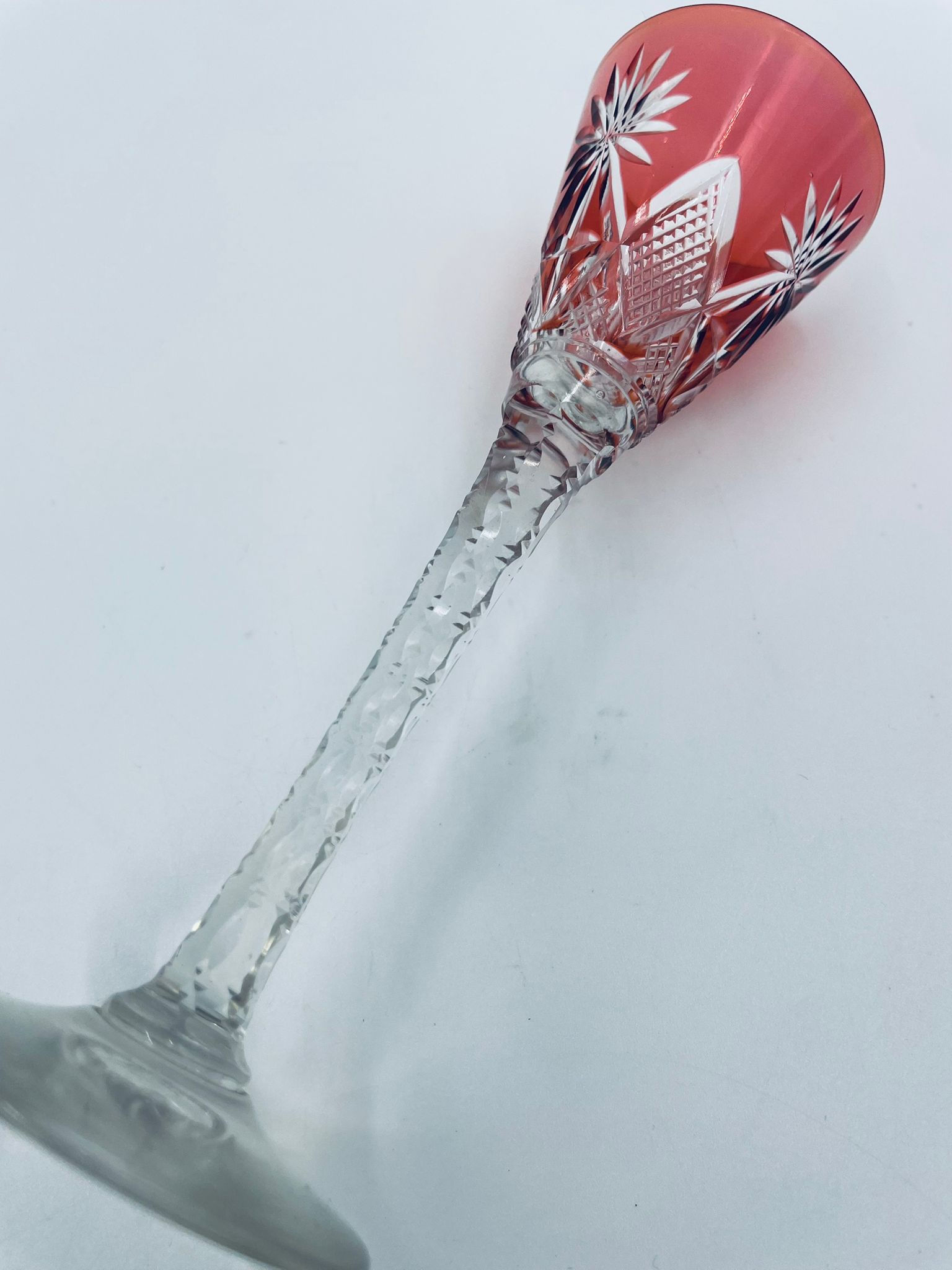 Antyczny kieliszek do likieru St Louis Nelly - obrazek 10