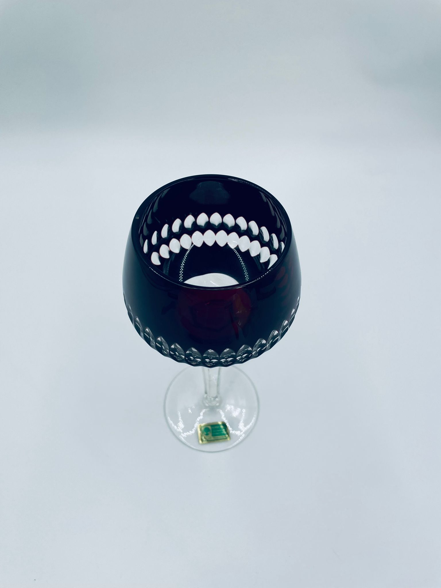 Antyczny kieliszek kryształowy Lousitzer Kristallglas GDR - Image 11