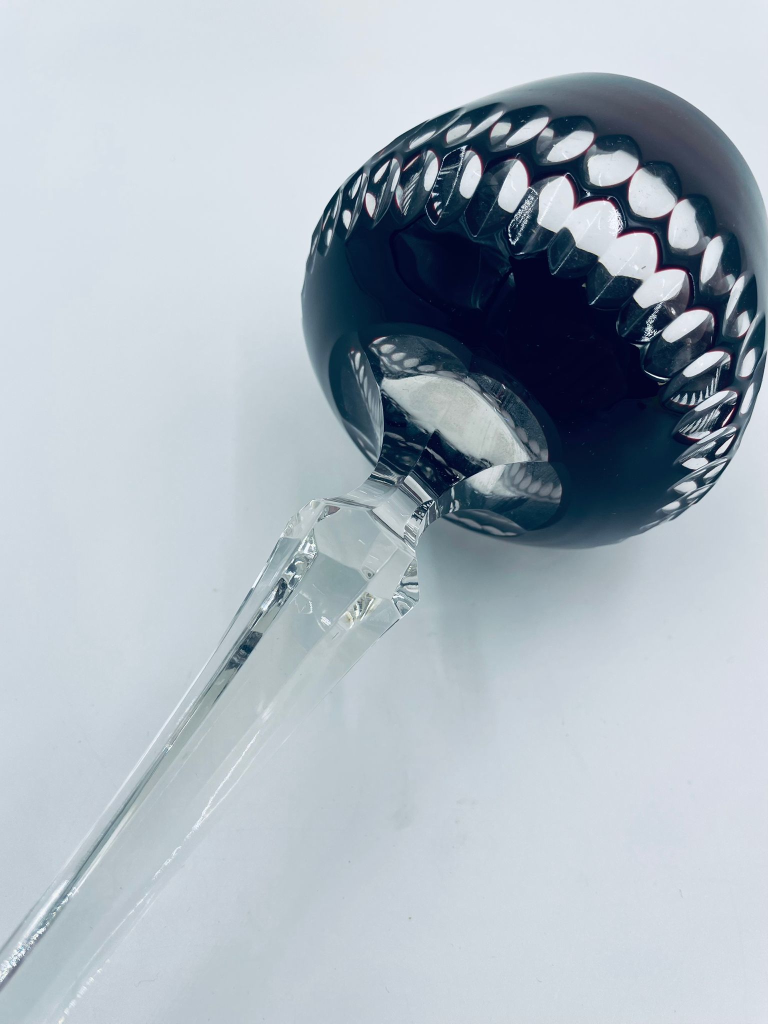 Antyczny kieliszek kryształowy Lousitzer Kristallglas GDR - Image 7