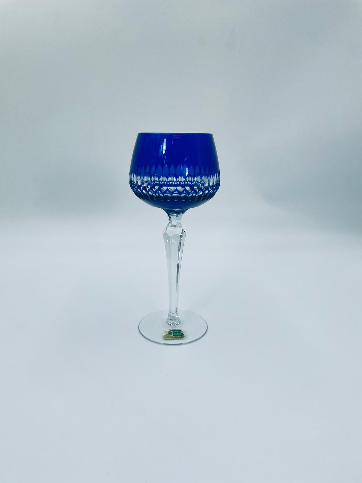 Antyczny kieliszek kryształowy Lousitzer Kristallglas GDR - Image 3