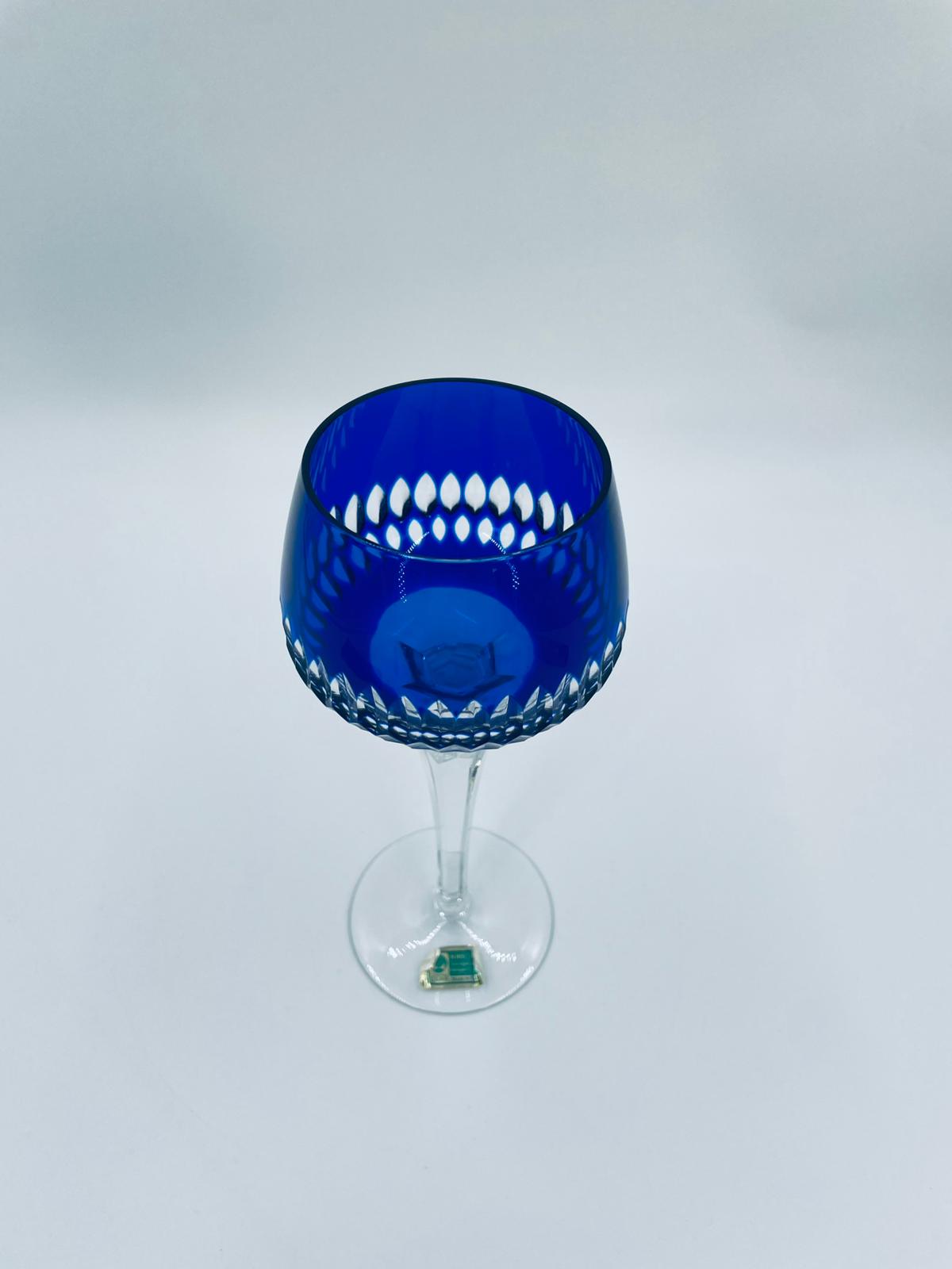 Antyczny kieliszek kryształowy Lousitzer Kristallglas GDR - Image 4