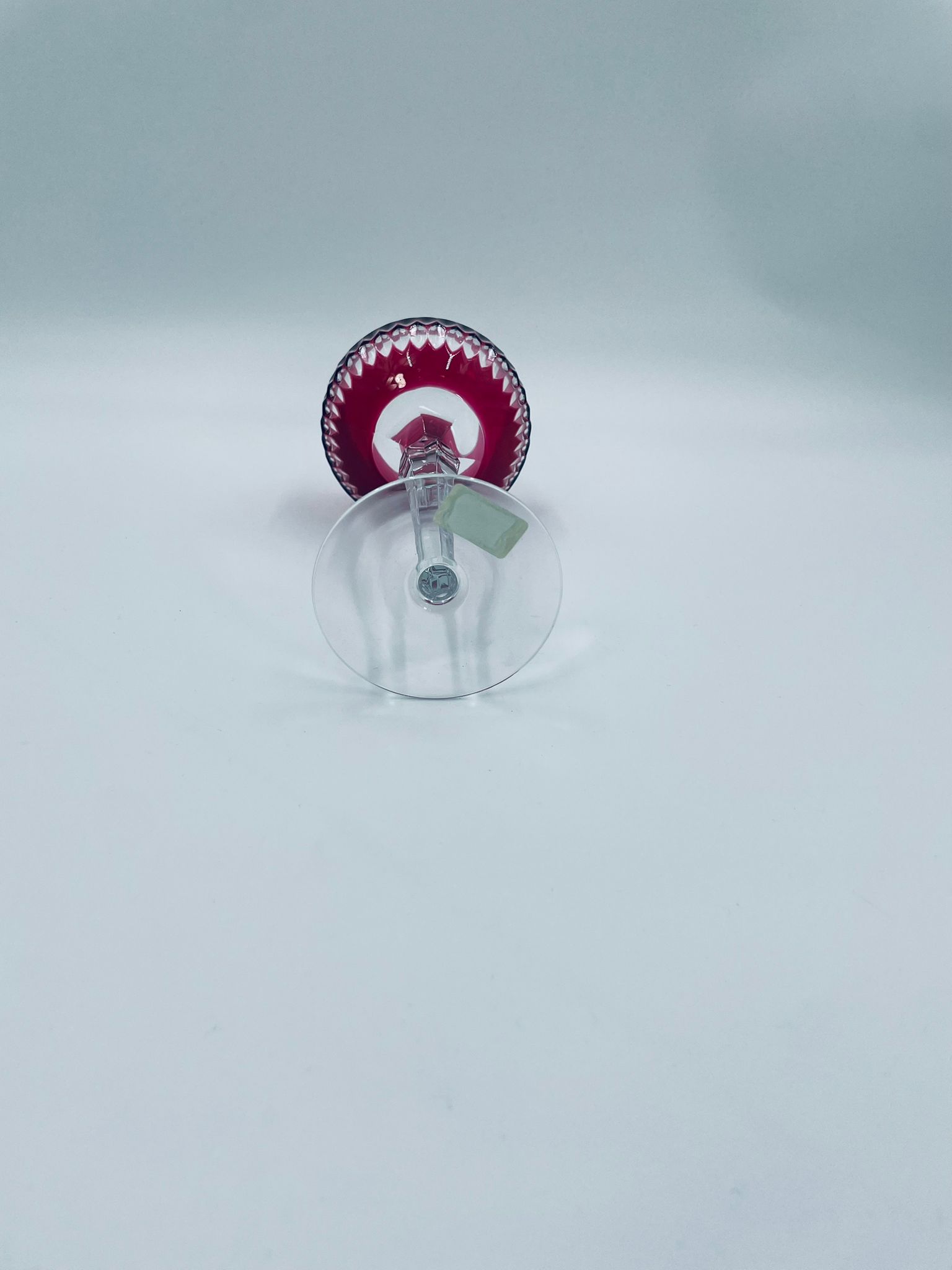 Antyczny kieliszek kryształowy Lousitzer Kristallglas GDR - obrazek 10