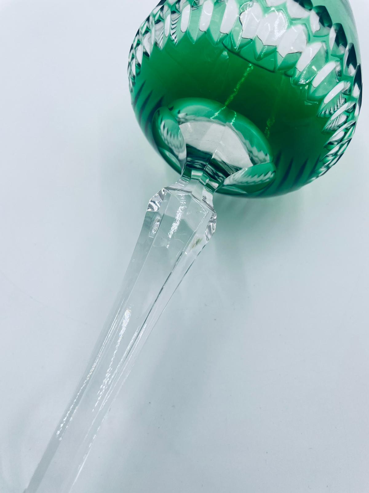 Antyczny kieliszek kryształowy Lousitzer Kristallglas GDR - Image 6