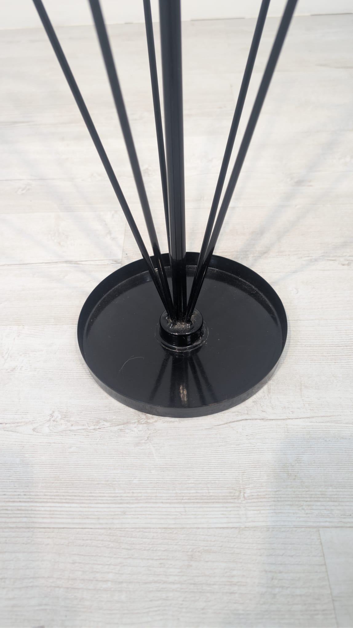 Parasolnik, stojak metalowy, czarny na parasole - Image 8