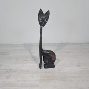 Wooden figurine Cat