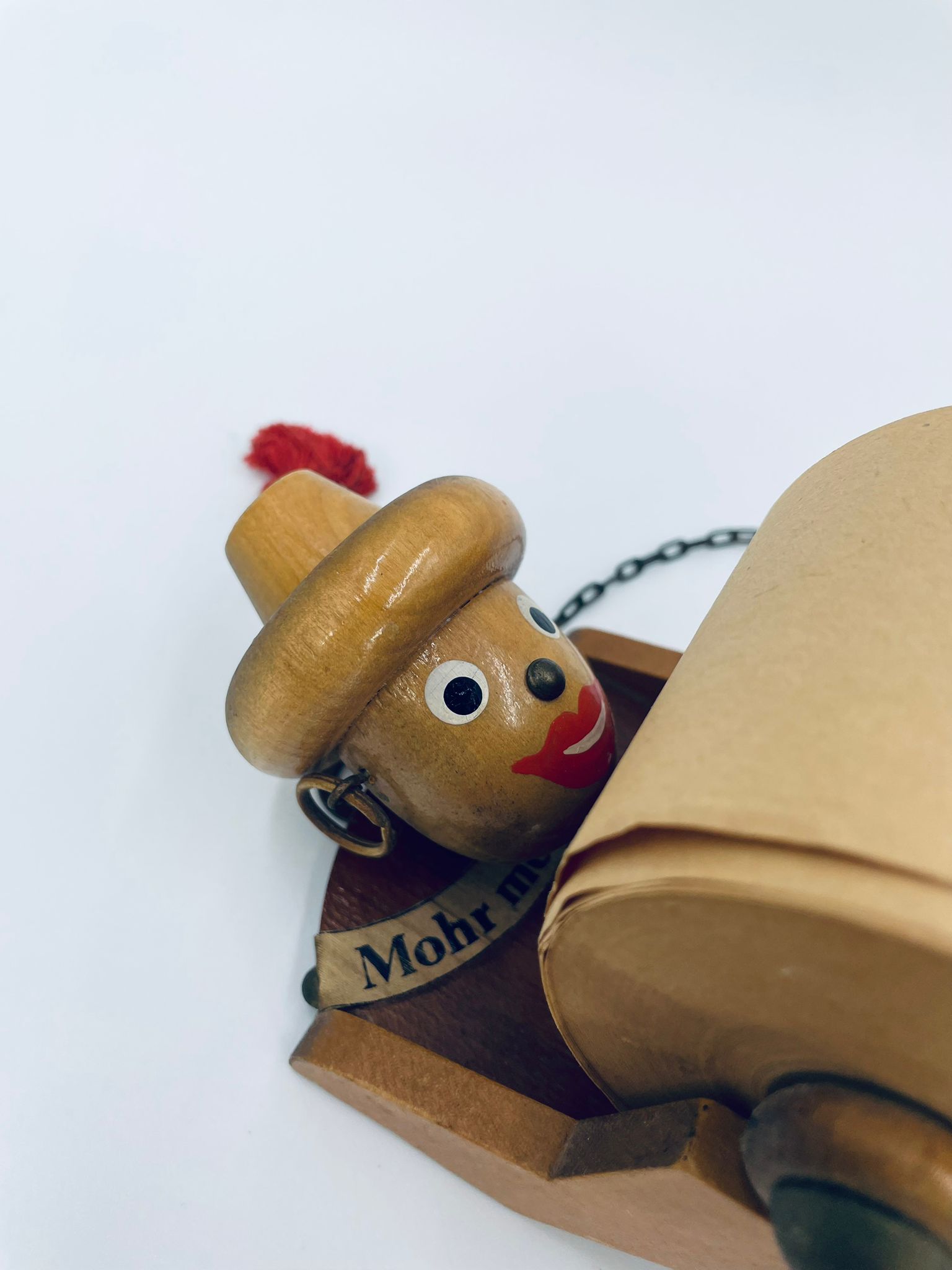 Drewniany Uchwyt ścienny na rolkę papieru Vintage - obrazek 8