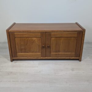 Stylowa szafka z litego drewna tekowego mid-century duńskiego designe